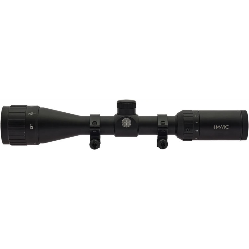 Приціл оптичний Hawke Fast Mount 3-9x40 AO сітка Mil Dot. Кільця на Ластівчин хвіст