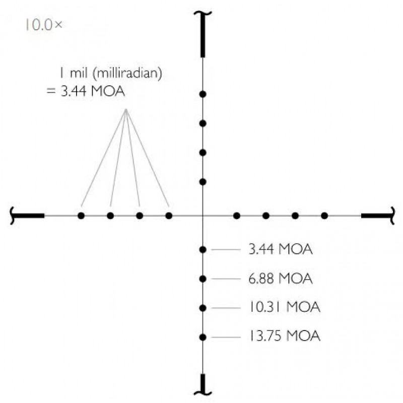 Приціл оптичний Hawke Vantage 3-9x40 сітка Mil Dot