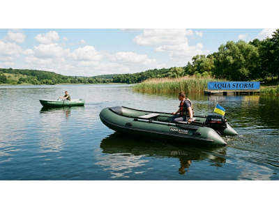 Надувні човни Aqua Storm: українська якість для надійних пригод.