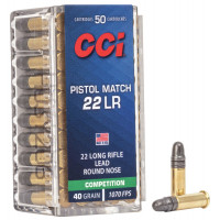 ПАТРОН НАРІЗНИЙ CCI 22LR PISTOL MATCH 2,6ГР