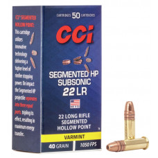 ПАТРОН НАРІЗНИЙ CCI 22LR SEGMENTED 2,07ГР