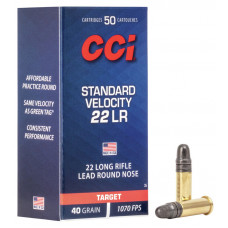 ПАТРОН НАРІЗНИЙ CCI STANDART VELOCITY AMMO 22LR 2,59ГР