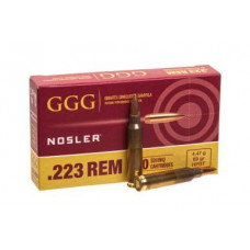 ПАТРОН НАРІЗНИЙ GGG K.223REM 69GR (4,47Г.) HPBT NOSLER 20ШТ./700ШТ