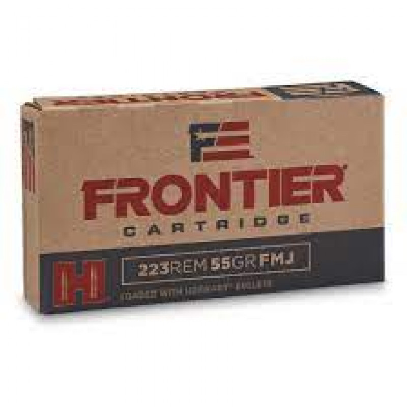 Патрон Hornady Frontier кал. 223 Rem куля FMJ маса 55 гр (3.56 г) 20 шт/уп