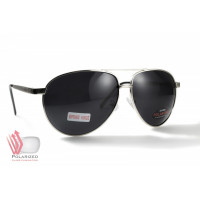 Окуляри BluWater AirForce Silver Polarized (gray)