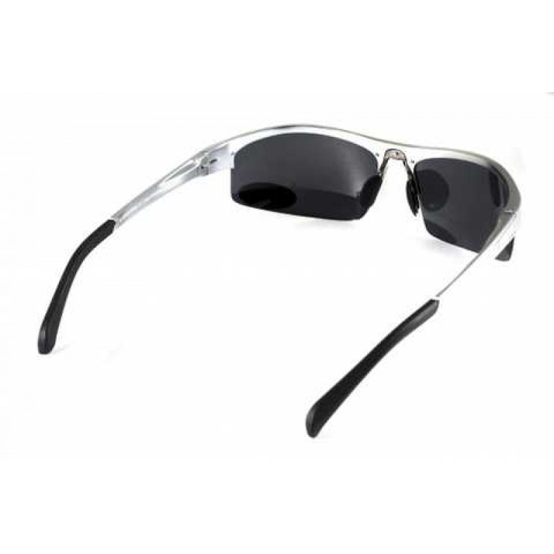 Окуляри поляризаційні BluWater Alumination-5 Silver Polarized (gray)