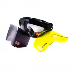 Захисні окуляри Global Vision Wind-Shield 3 lens KIT Anti-Fog, три змінних лінзи