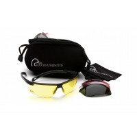 Окуляри захисні зі змінними лінзами Ducks Unlimited Ducab-2 shooting KIT Anti-Fog