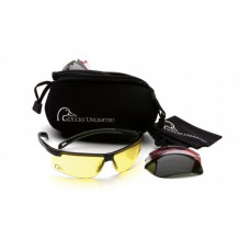 Окуляри захисні зі змінними лінзами Ducks Unlimited Ducab-2 shooting KIT Anti-Fog