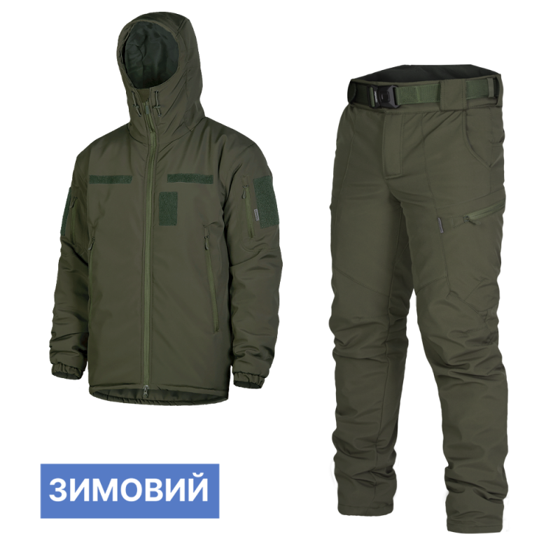 КОСТЮМ CYCLONE SOFTSHELL OLIVE (6612)