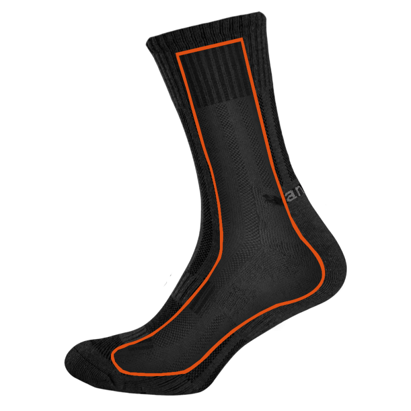 ШКАРПЕТКИ ТРЕКІНГОВІ TRK 2.0 MIDDLE BLACK (5790)