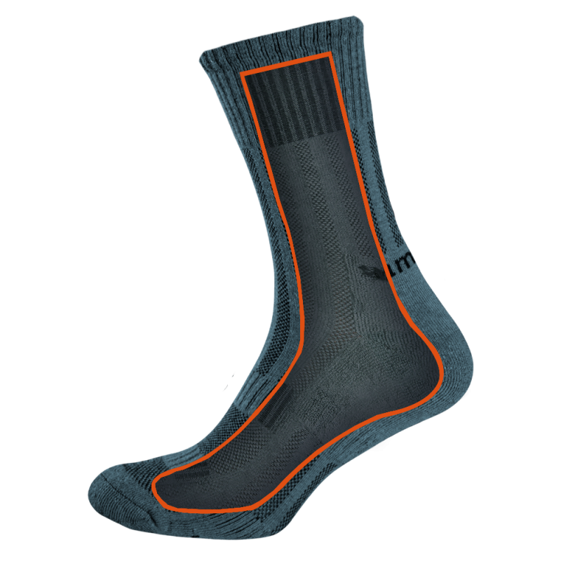 ШКАРПЕТКИ ТРЕКІНГОВІ TRK 2.0 MIDDLE GRAY (5788)
