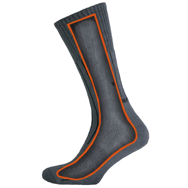 ШКАРПЕТКИ ТРЕКІНГОВІ TRK.W LONG GRAY (5847)