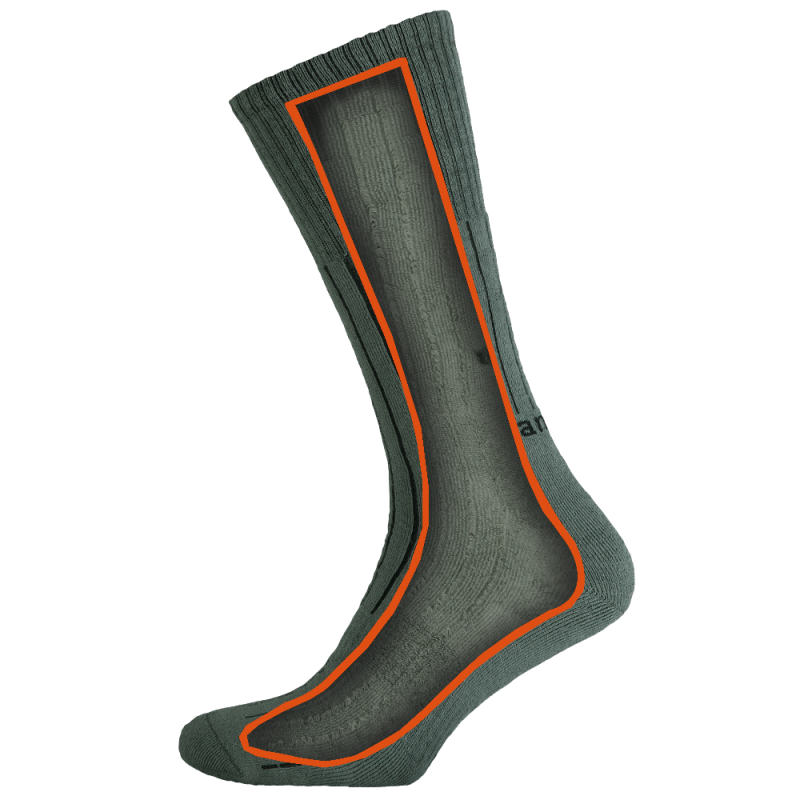 ШКАРПЕТКИ ТРЕКІНГОВІ TRK.W LONG KHAKI (5848)