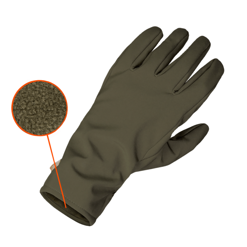 РУКАВИЧКИ SOFTSHELL 2.0 OLIVE (5877)