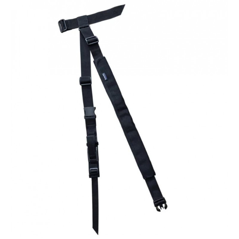 Збройовий ремінь тактичний триточковий DANAPER Magnetic Sling Black 3305099