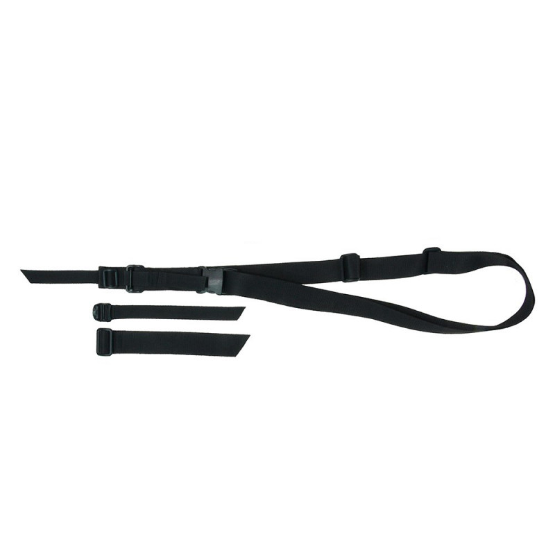 Збройовий ремінь тактичний триточковий DANAPER Silent Sling Black 3301099