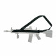 Збройовий ремінь тактичний триточковий DANAPER Silent Sling Black 3301099