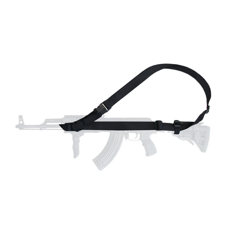 Збройовий ремінь тактичний триточковий DANAPER Silent Sling Black 3301099