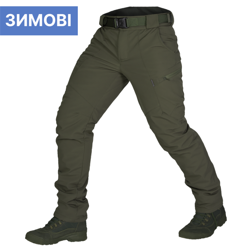 ШТАНИ CYCLONE SOFTSHELL OLIVE (6614)