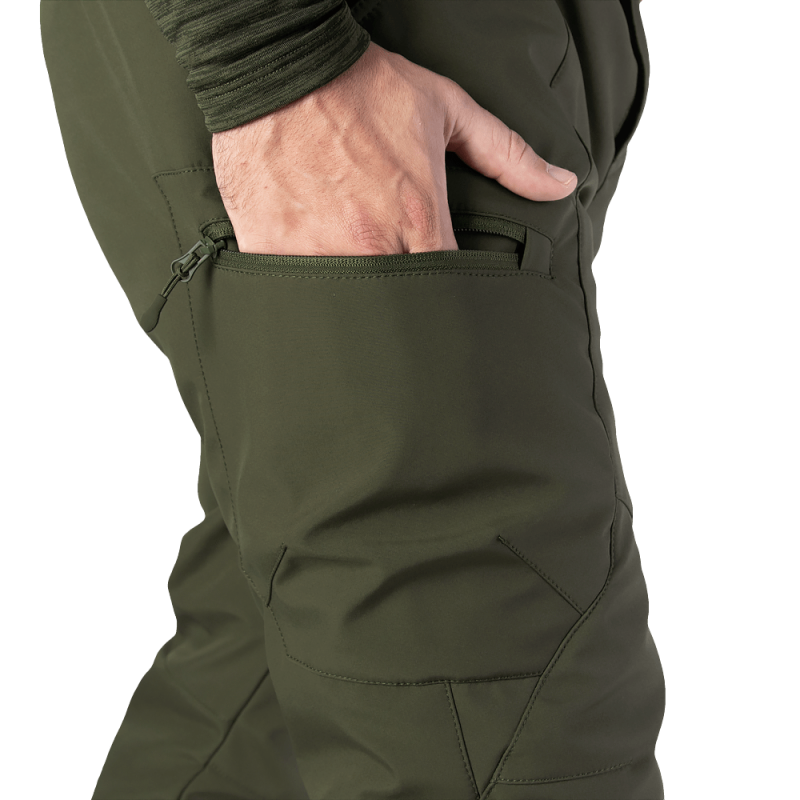 ШТАНИ CYCLONE SOFTSHELL OLIVE (6614)
