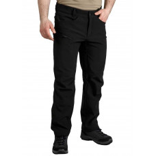 Чоловічі штани чорні Soft Shell Spartan Black