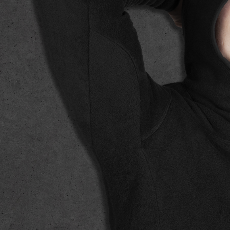 КОФТА NIPPY HOOD NORD FLEECEE BLACK (6629)