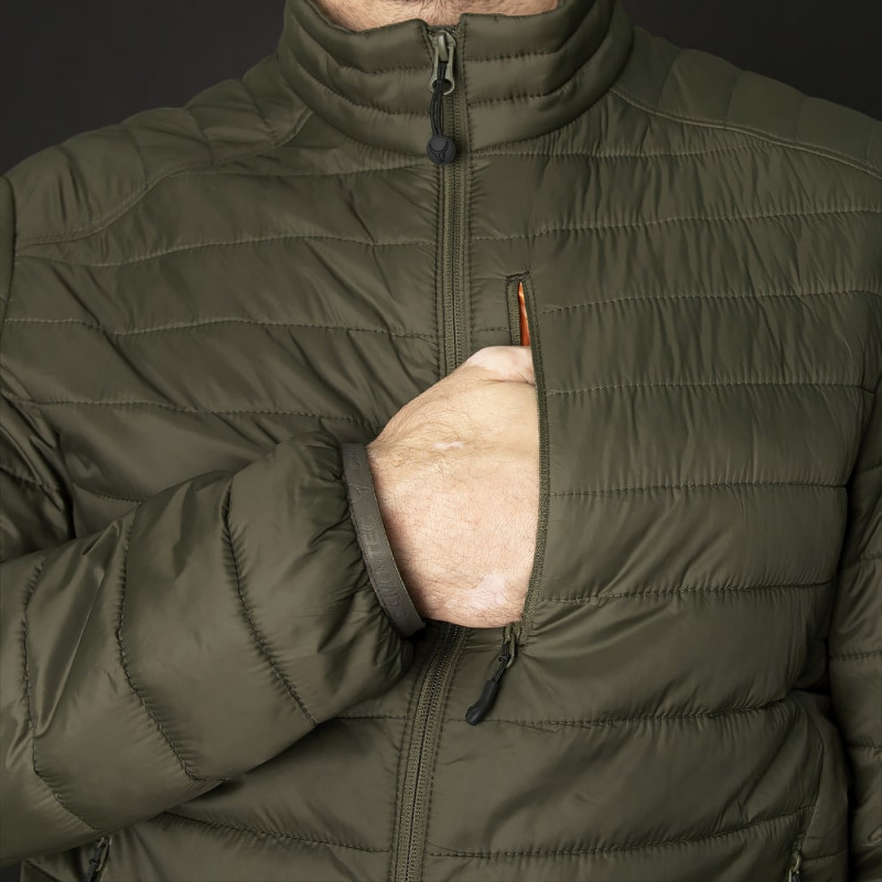 ЛЕГКИЙ ПУХОВИК STORM G-LOFT 100 OLIVE/ORANGE (2457)