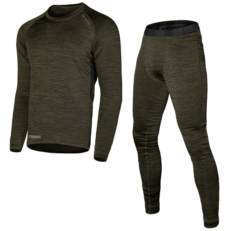 ТЕРМОБІЛИЗНА POLARHEAT QUADRO STRETCH PRO MELANGE OLIVE (5474)