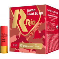 Патрон RIO Load Game C16 NEW (без контейнера) кал. 16/70 дріб №3 (3.5 мм) наважка 28 г
