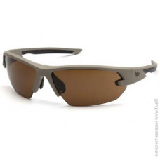 Захисні окуляри Venture Gear Tactical Semtex 2.0 Tan (bronze) Anti-Fog, коричневі в пісочній оправі