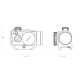 Приціл коліматорний Hawke Vantage 1x20 - Weaver. Сітка 3 MOA Dot