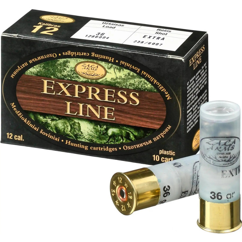 Патрон Zala Arms Extra кал. 12/70 картечь 6,2 мм навеска 36 г