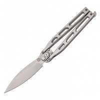 Ніж Artisan Kinetic Balisong Silver