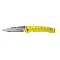 Ніж MCUSTA Fusion Damascus. Жовтий