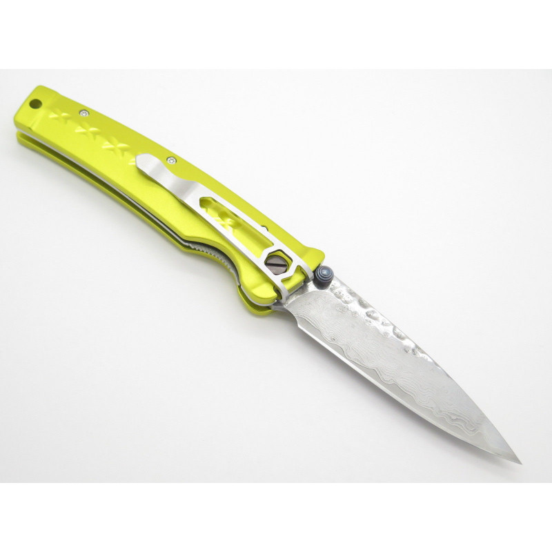 Ніж MCUSTA Fusion Damascus. Жовтий