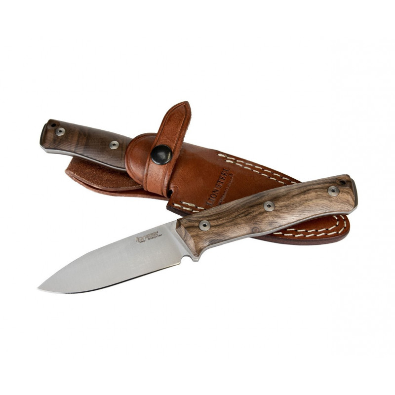 Ніж Lionsteel B35 Walnut