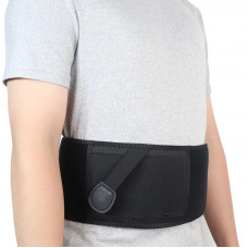 Эластичный пояс-кобура левый для скрытого ношения пистолета, телефона и EDC вещей