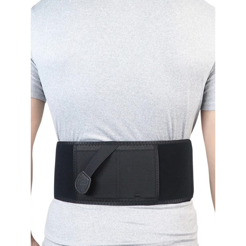 Эластичный пояс-кобура левый для скрытого ношения пистолета, телефона и EDC вещей