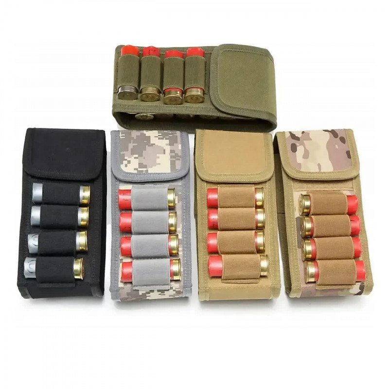 Підсумок патронташ 16 шт для набоїв калібра 12,16,20 з кріпленням Molle та Velcro