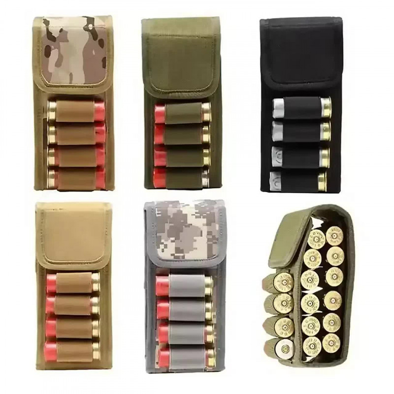 Підсумок патронташ 16 шт для набоїв калібра 12,16,20 з кріпленням Molle та Velcro
