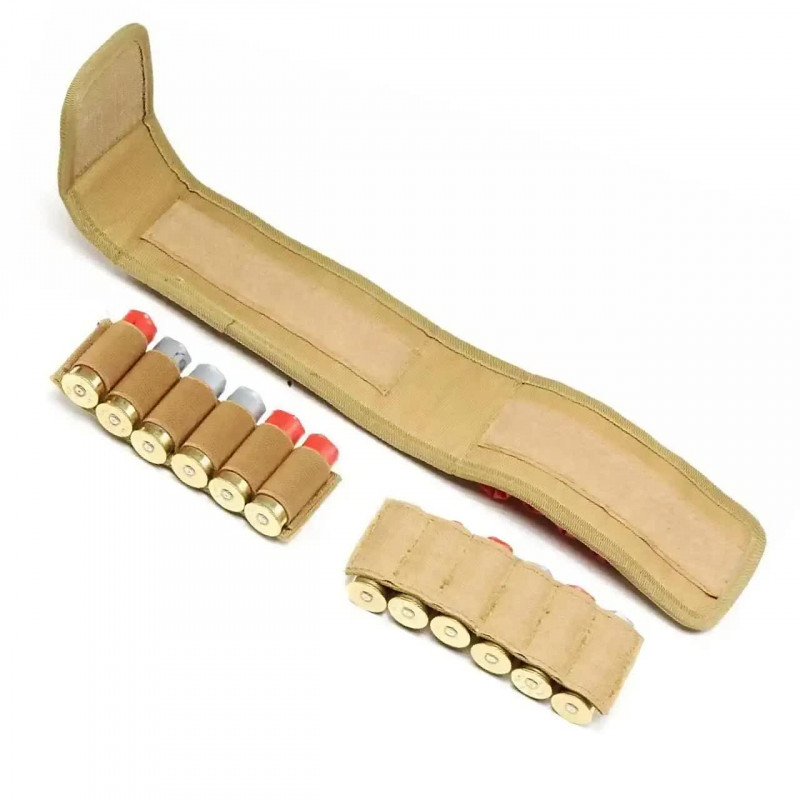 Підсумок патронташ 16 шт для набоїв калібра 12,16,20 з кріпленням Molle та Velcro