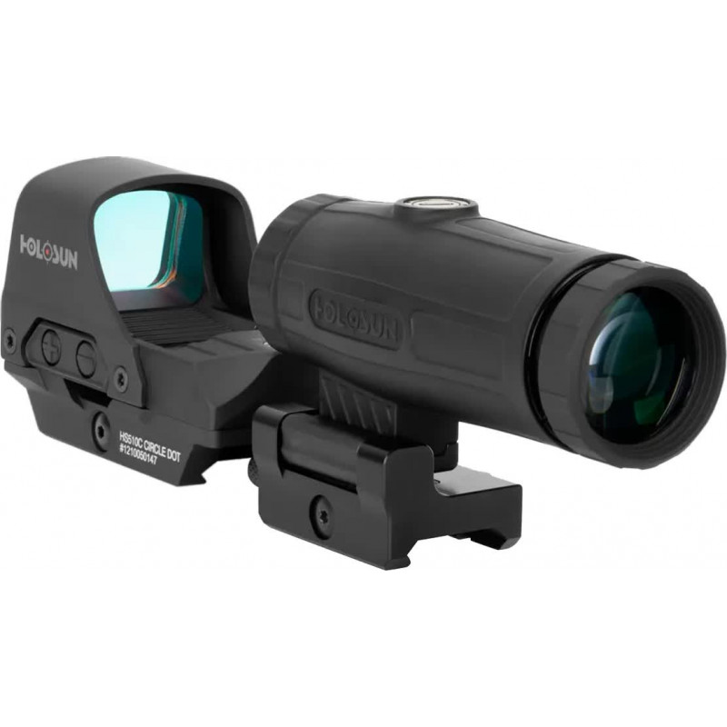 Прицел коллиматорный Holosun 510С + магнифер HM3X