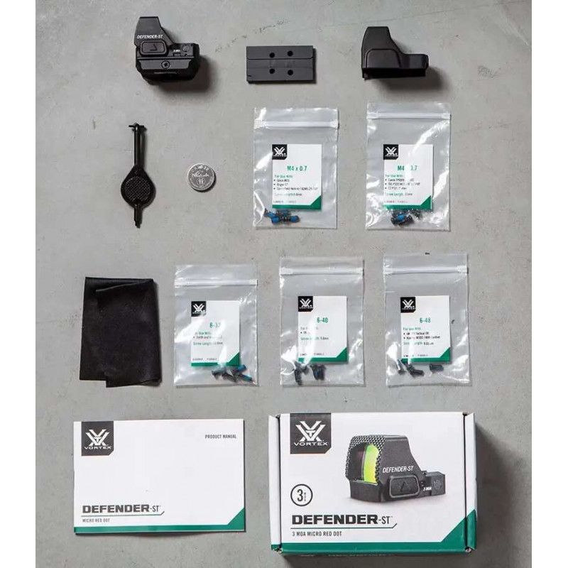 Коллиматорный прицел Vortex Defender-ST Micro 3 MOA. Picatinny/DeltaPoint® Pro