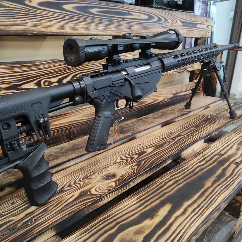 Карабін нарізний RUGER PRECISION RIFLE кал 308 WIN 24'', приціл Swarovski 3.5-18x44 Z5 P L 4A-300, сошки комплект б/в
