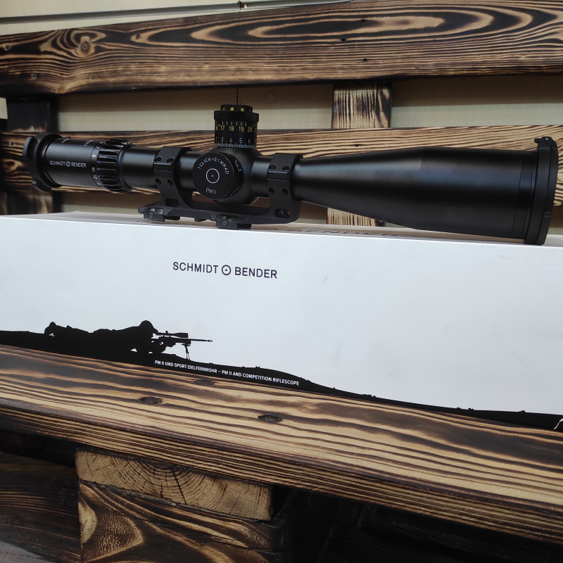 Оптичний приціл Schmidt & Bender 5-25x56 PM II LP, моноблок Reptilia б/в