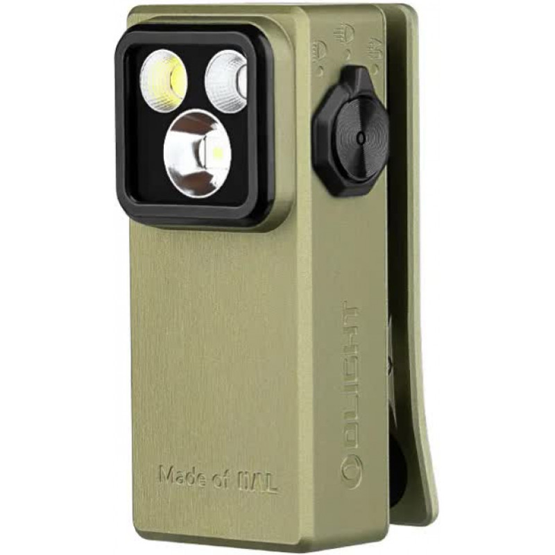 Фонарь Olight Oclip Ultra Olive green