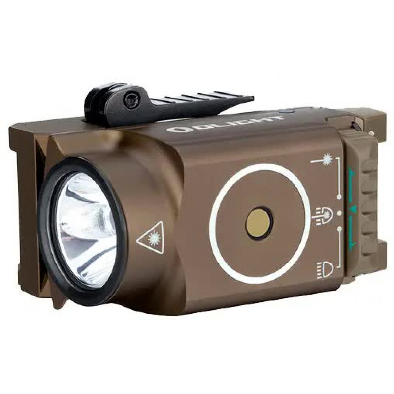 Фонарь с ЛЦВ Olight Baldr Mini Green Laser Desert Tan