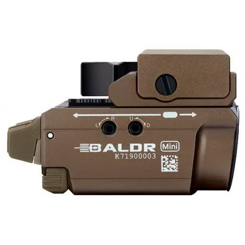 Фонарь с ЛЦВ Olight Baldr Mini Green Laser Desert Tan