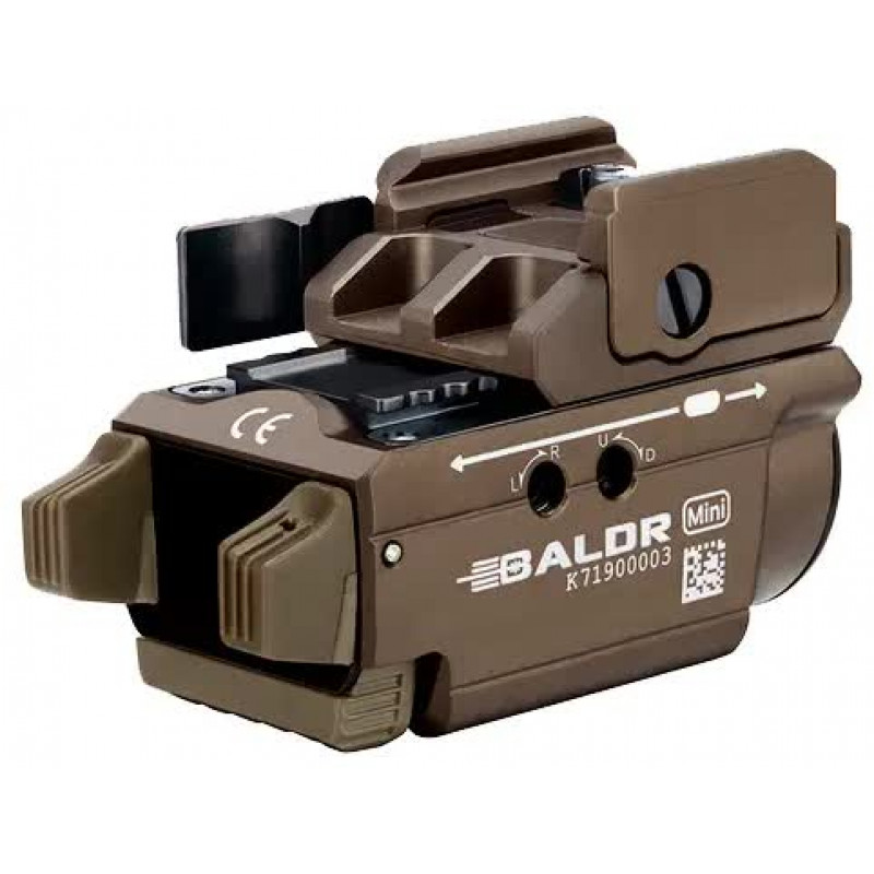 Фонарь с ЛЦВ Olight Baldr Mini Green Laser Desert Tan